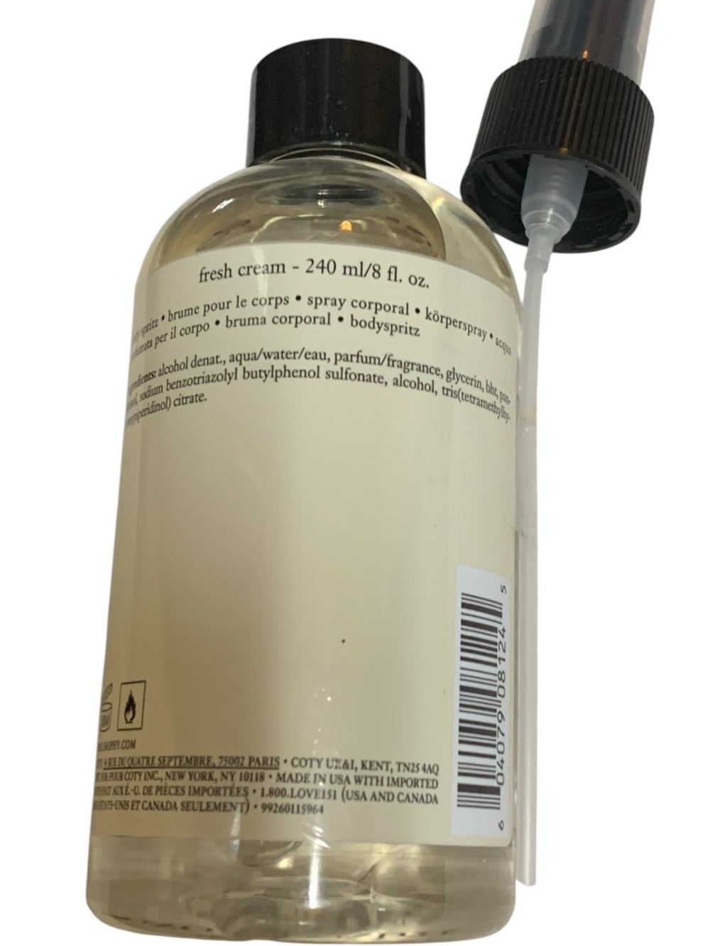 Philosophy Fresh Cream Body Spritz Spray 8 fl oz 240ml Discontinued Rare NEW - Picture 3 of 4